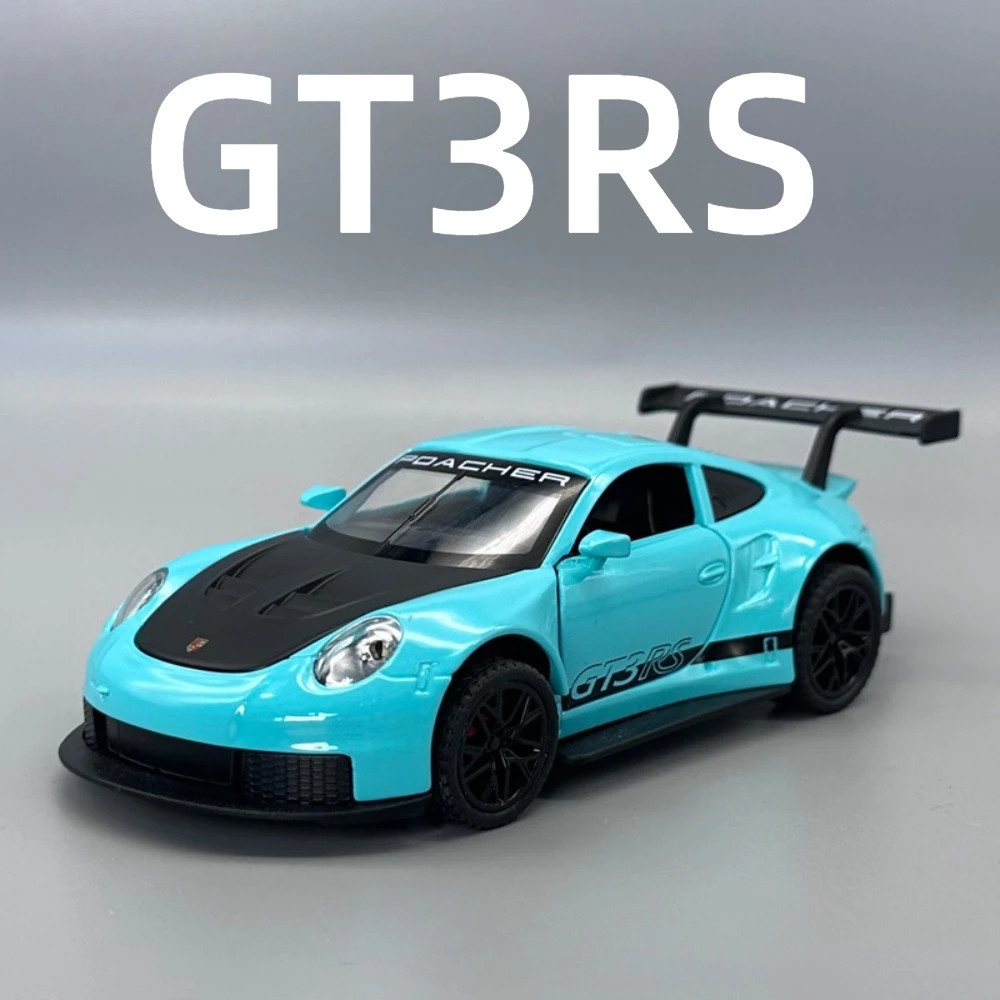 1:32 GT3-RS カイエン スポーツカー モデル おもちゃ ダイキャストメタル プルバック ドア開閉 ライトサウンド 車 モデル ホビー 装飾品 ギフト