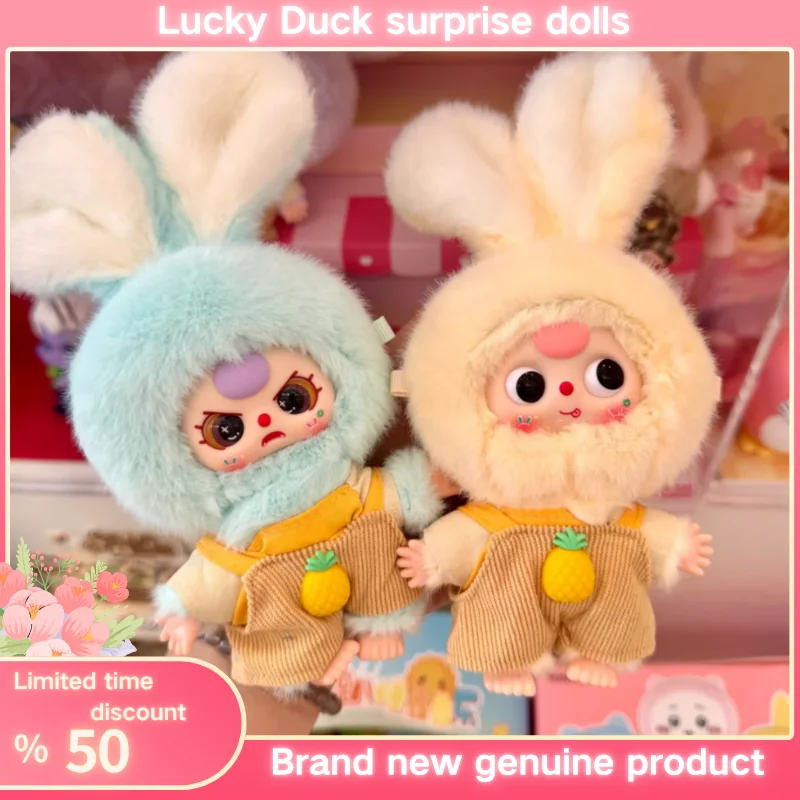 

New In Stock Baby Three Mini Little Rabbit Series Vinyl Blind Box Play Ornament Pendant Creative Cute Doll Toy Girl Gift