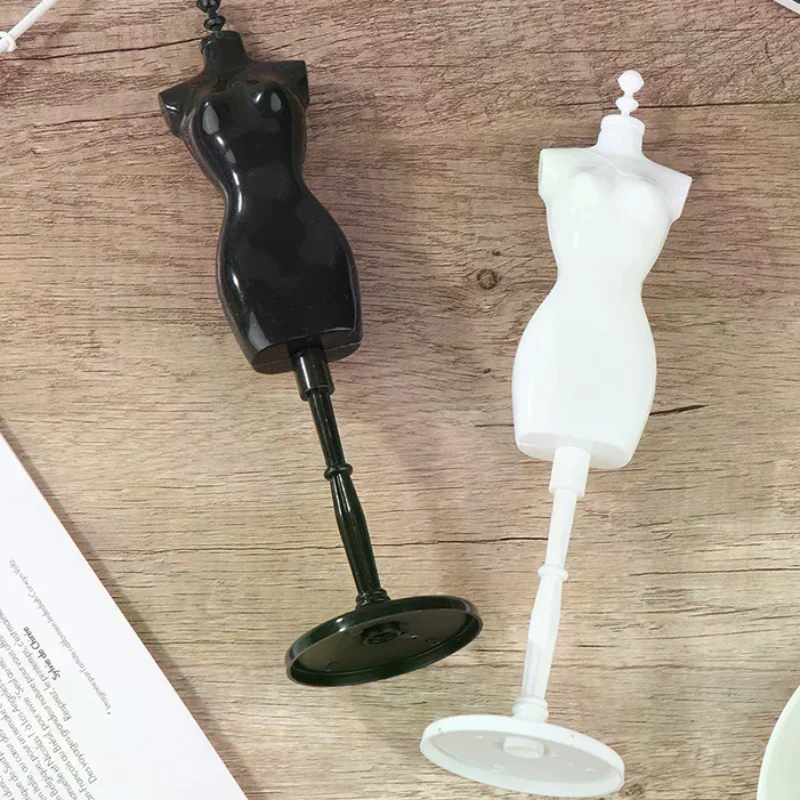1Set 1:6 Dollhouse Miniature Mannequin Coat Hanger Skirt Support Wedding Mannequin Stand Humanoid Model Toy