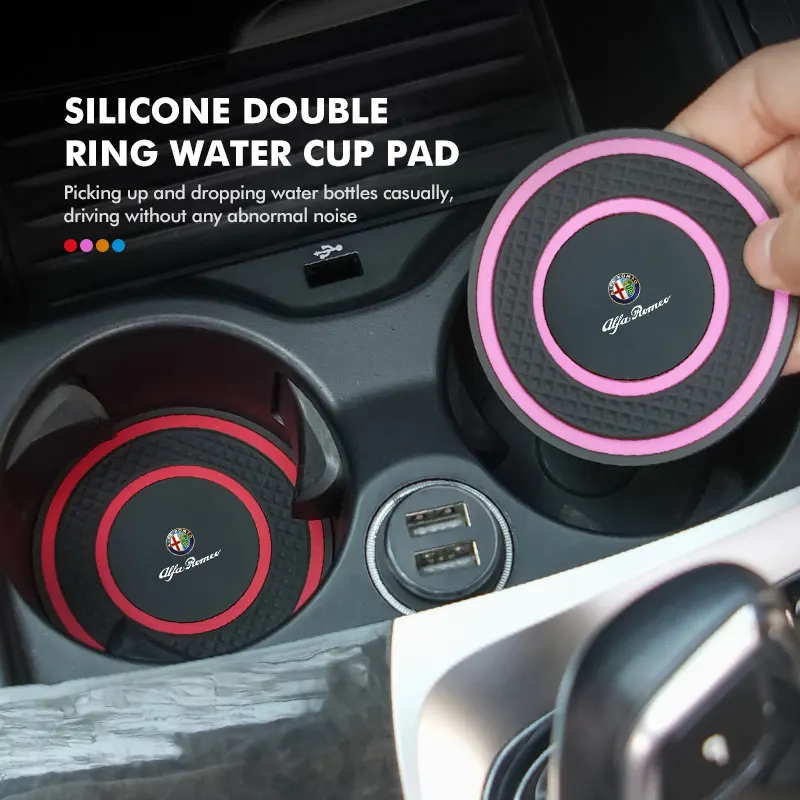 Alfa Romeo Bekerhouder Onderzetters - Waterbestendig en antislip