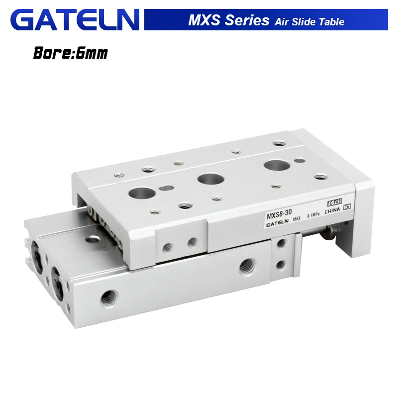 

MXS6 series air slide table dual rod rail pneumatic cylinder bore 6 mm stroke 10-50mm MXS6-10 MXS6-20 MXS6-20A/AS/AT