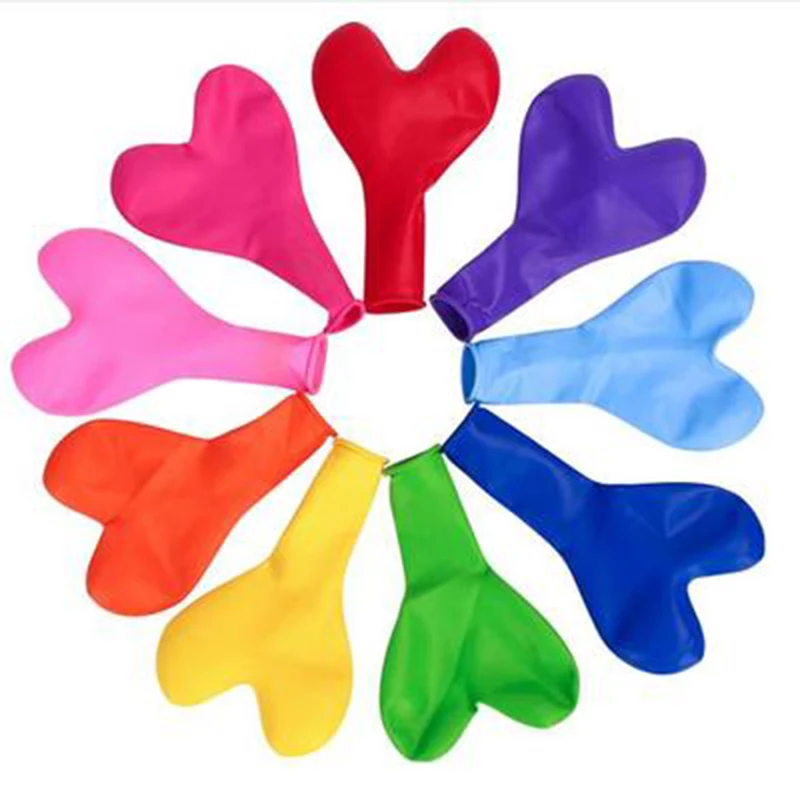 10/20/30/50pcs 12inch Heart Shaped Latex Balloons Colorful Wedding Kids Birthday Party Decorations Baby Shower Love Heart Globos