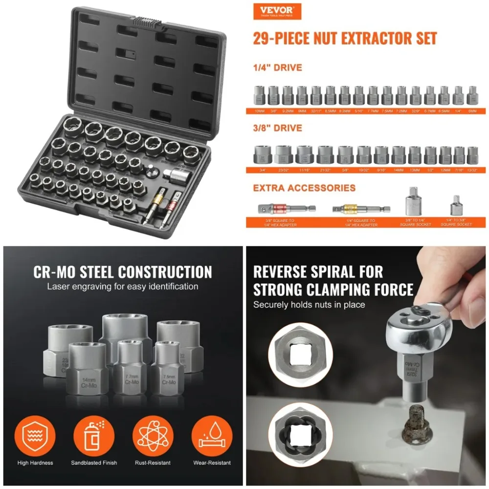 Bolt Extractor Set,…