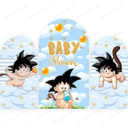 The Dragon Ball Arch Backdrop For Kids Boys Birthday Party Decoration Doublesides Photography Background Polyester Studio Props
