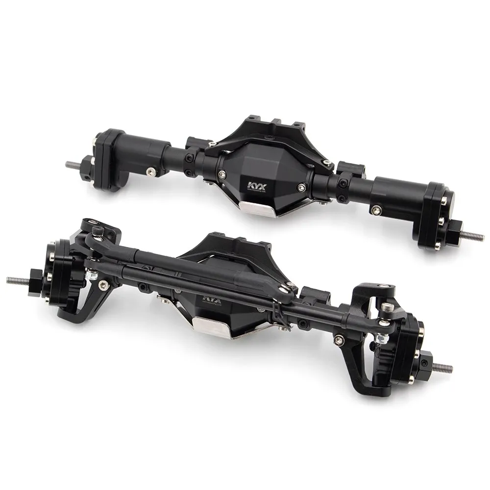 KYX Ultra High Passability Heighten and Widen Aluminum Portal Axle for Axial SCX10-ll 90046