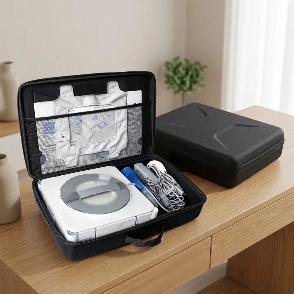 Portable Protective Carrying Case For Ecovacs W1SW2Splus Scratch-resistant Hard Shell Storage Bag For Window-Cleaning Robot