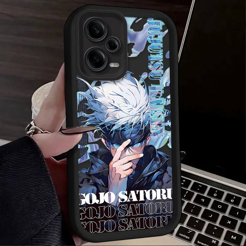 Jujutsu Kaisen حافظة لهاتف Xiaomi Redmi Note 13 14 12 11 Pro Plus 5G 12S 11S 10s 10 9 Redmi 14C 13C 12C 12 4G A3 A3X غطاء الطباعة #5