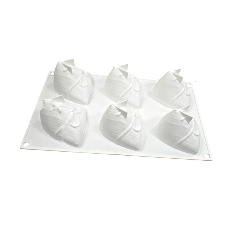 Functional 6Cavity Zongzi Press Creative Zongzi Cake and Treat Molds Individualized Sweet Pastries Making Molds