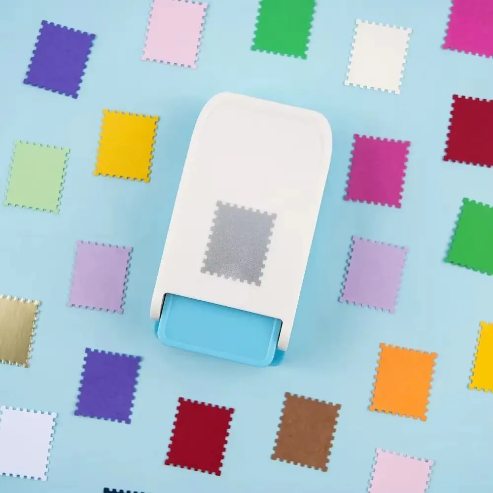 DIY-Bastelset: Stempel-Randstanzer, Prägegerät, Arbeitssparender Stempelformstanzer, Tragbarer Exquisiter Stempel-Zahnstanzer