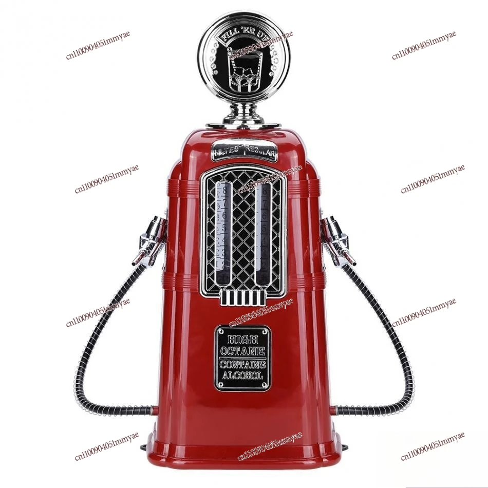 Vintage, Creative Bar Double Gun Dispenser Wine Cannon Tower Gas Station Filling Machine Beer Machine Draft Machine, Household