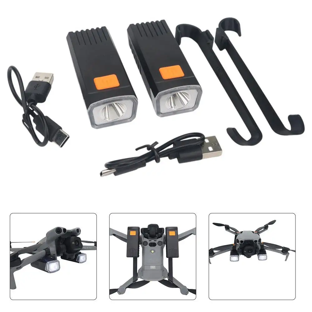 Światło nocne do drona dji MINI 5 Pro, ładowalna lampa nocna, zestaw mocujący, akcesoria do nocnego latania dronem S6K2