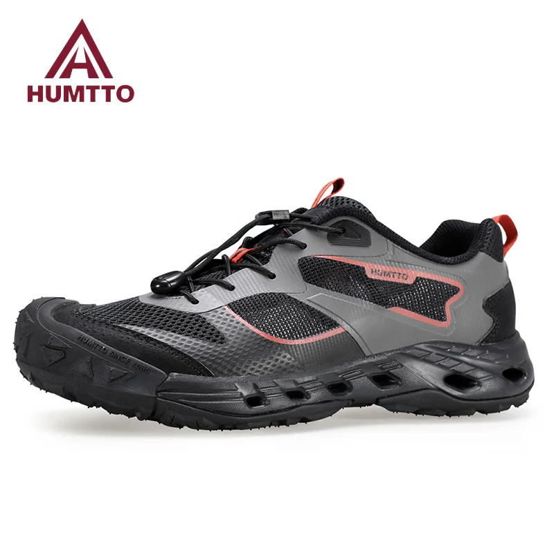 HUMTTO-zapatos de senderismo transpirables para hombre, zapatillas deportivas antideslizantes de diseñador de lujo para deportes acuáticos al aire libre, Verano