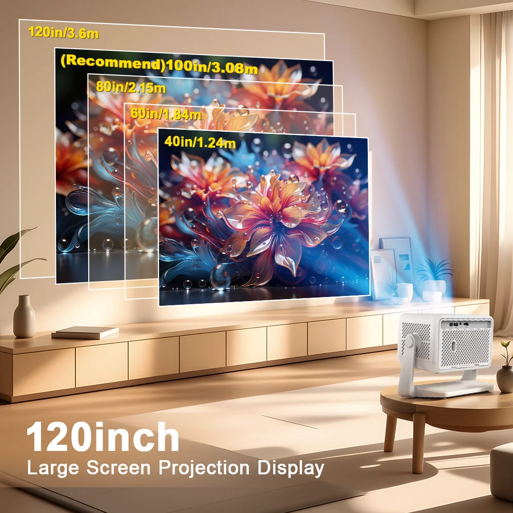 PG370 Max Android Projector - 1080p HD, 700 ANSI, 4K Support