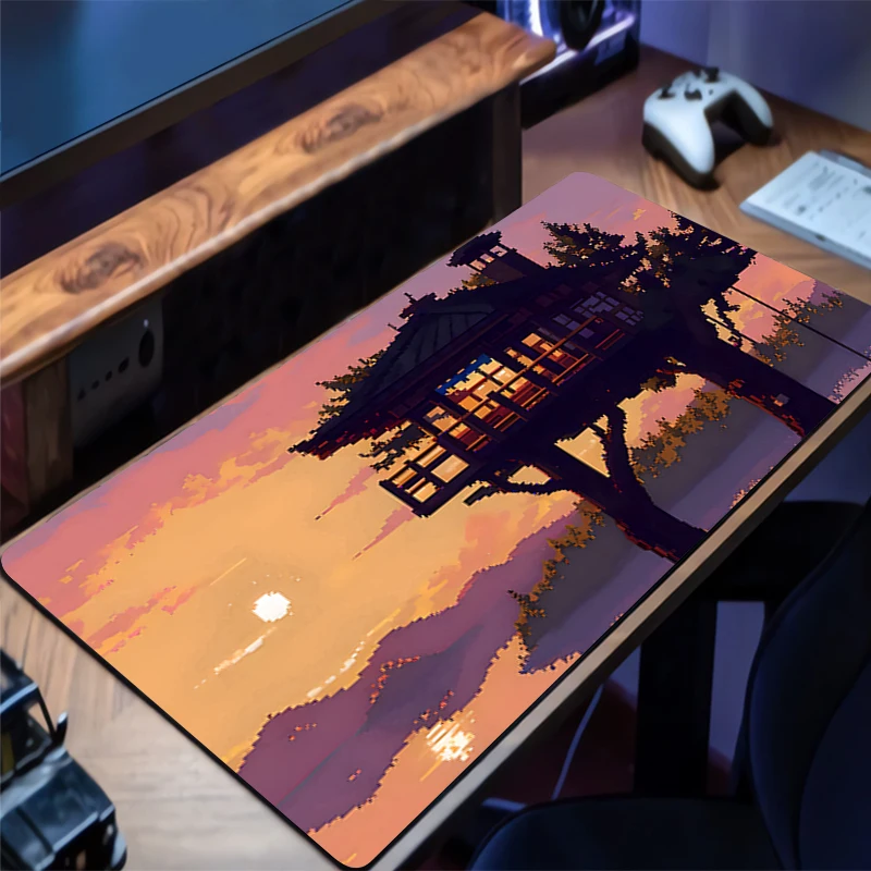 

Design S-stardew Valley Gaming Mouse Pad Anti-Slip Rubber Base Extended Desk Mat For Gamer Office Computer Accessories Mousepad