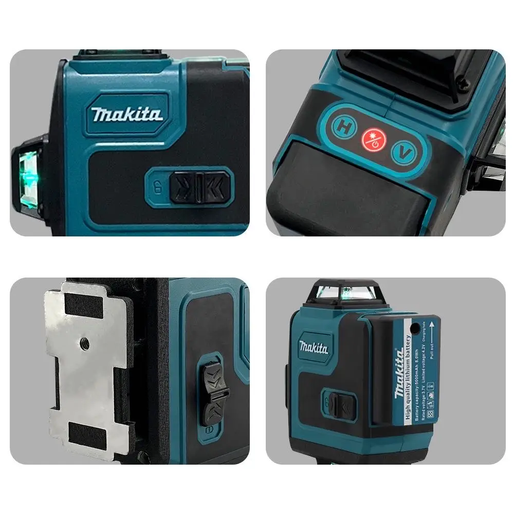 Makita High-Precision 16-Line Level Green Light Laser High-Precision Wall-Mounted Portable  Portable herramientas para construcc