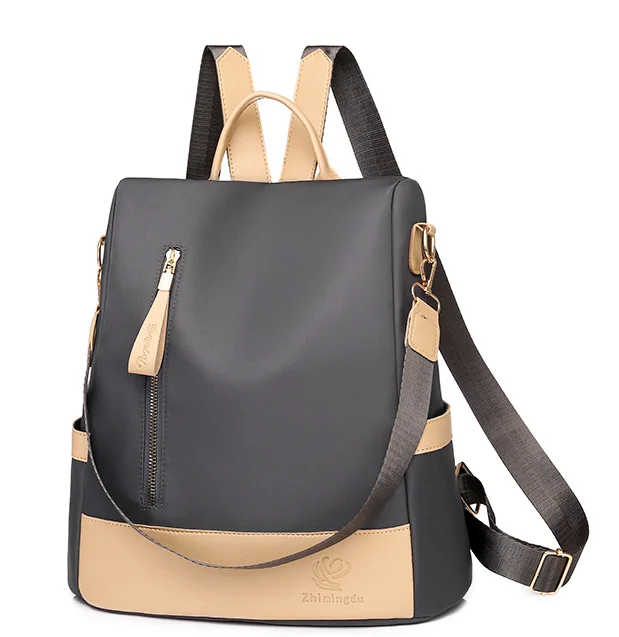 2025 Wasserdichter Oxford-Stoff Damen-Rucksack Diebstahlsicherer Mochila Modische Schulrucksäcke Hochwertige Rucksäcke mit Großer Kapazität
