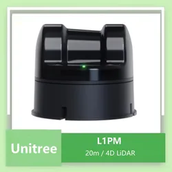 Unitree-Bionic 4D Lidar l1-3Dセンサースキャナー,360度Tof,超広角スキャン,AIロボットナビゲーションおよび障害物回避