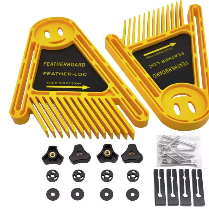 Multi-purpose Feather Loc Board Double Featherboards Miter Gauge Slot Woodworking Tools for Engraving Machine Circular Saw Table