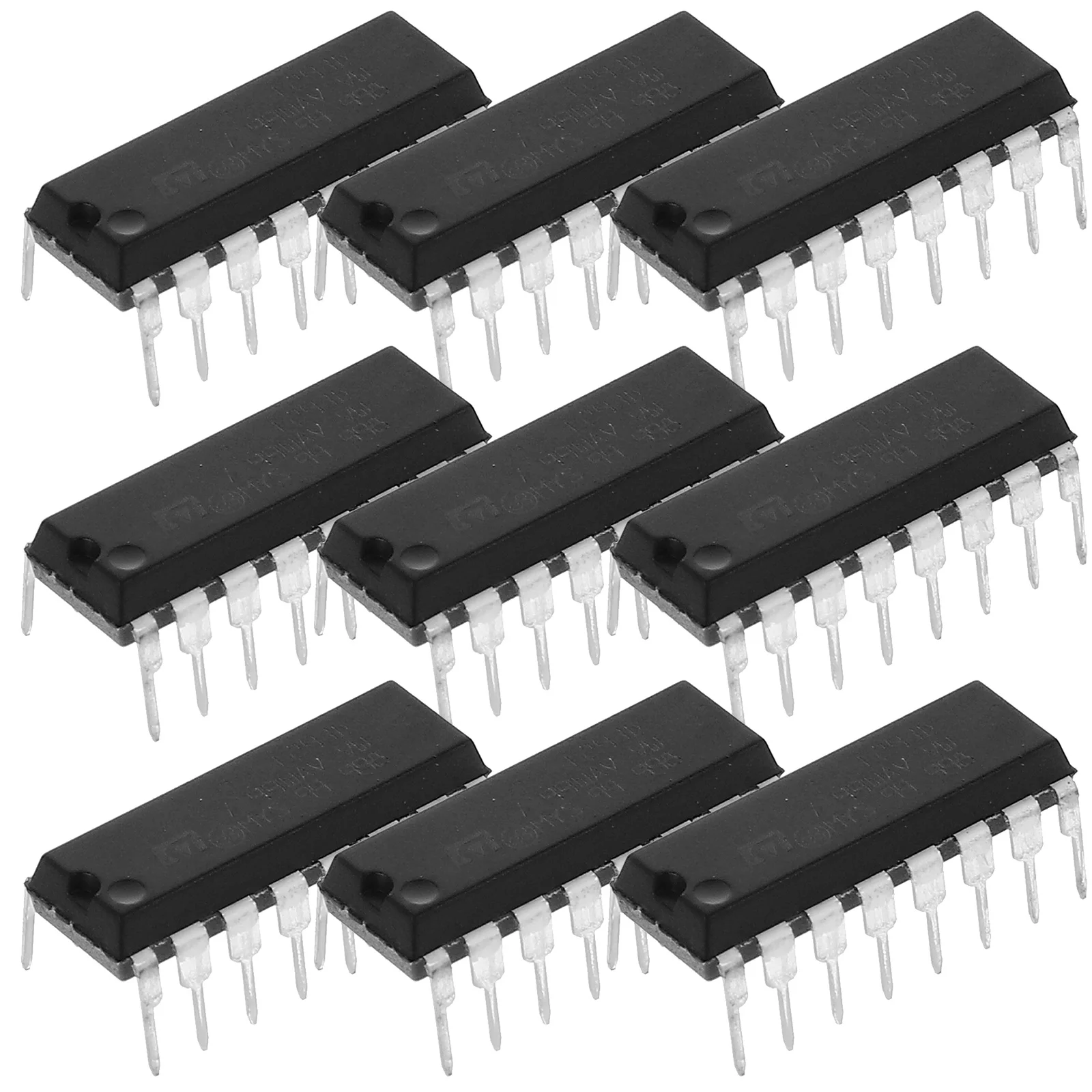 

10pcs L293D Dip 16-Pin Stepper Motor Controller Ic Driver Black 600Ma 1.2A Peak Current Dual H-Bridge Tool Component