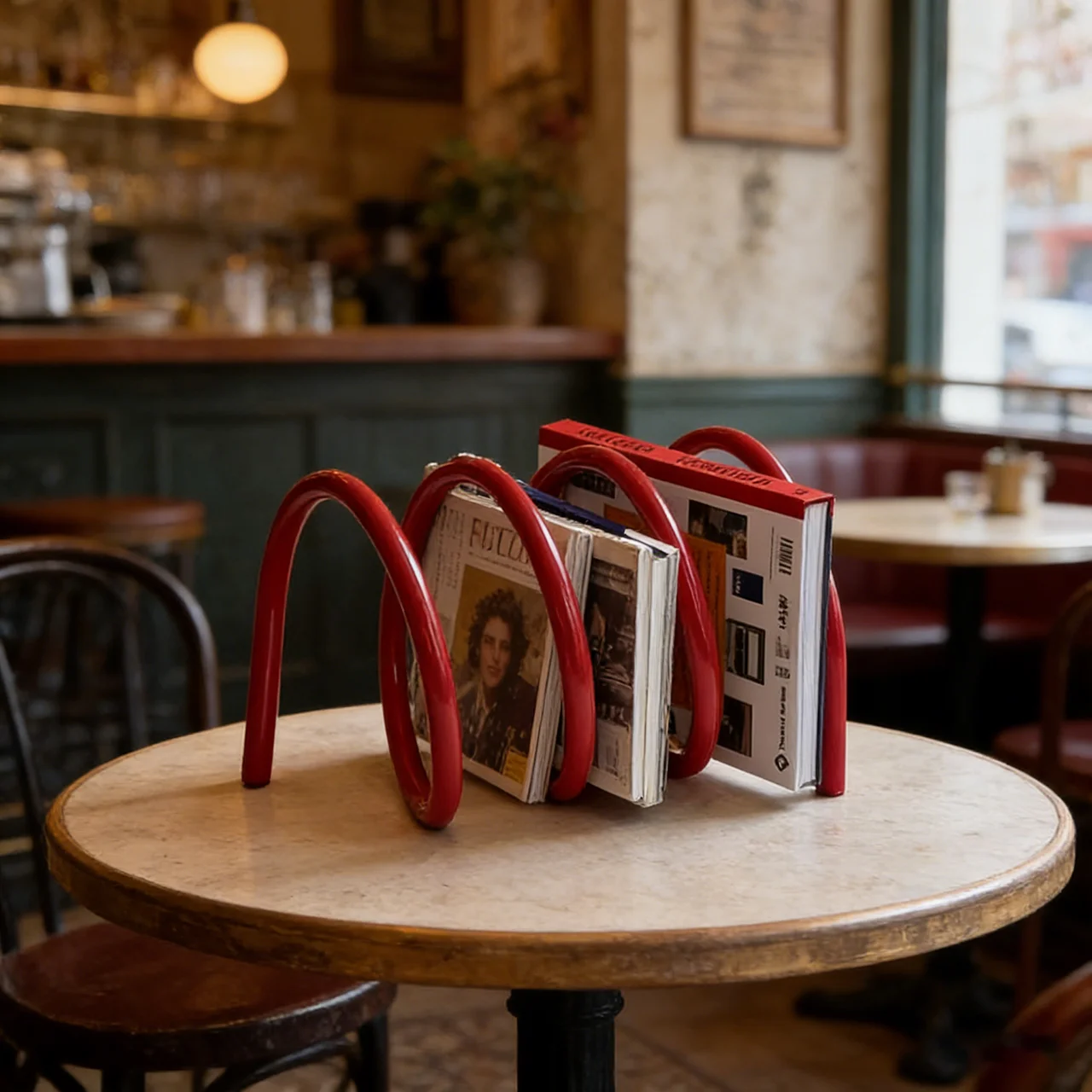 

Креативная вращающаяся книжная полка с пружинным механизмом | Эстетичный настольный органайзер, металлическая подставка для книг, держатель для журналов