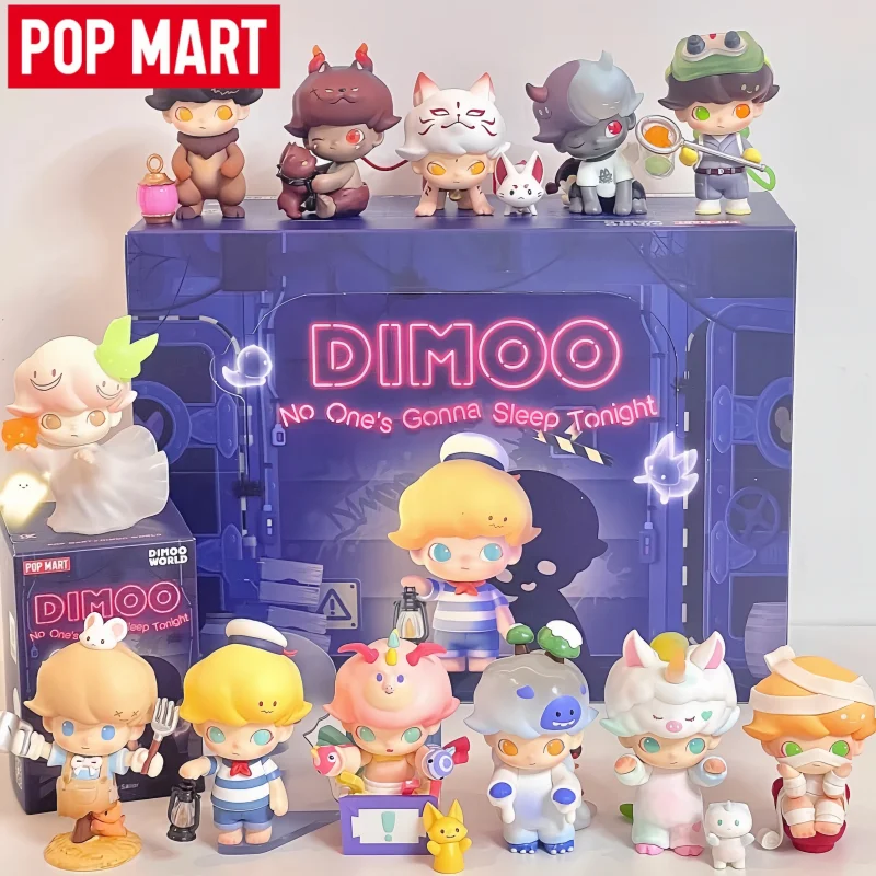 

POP MART DIMOO No One's Gonna Sleep Tonight Series Blind Box Doll Mystery Box Desktop Ornaments Toy Boy’s Birthday Surprise Gift