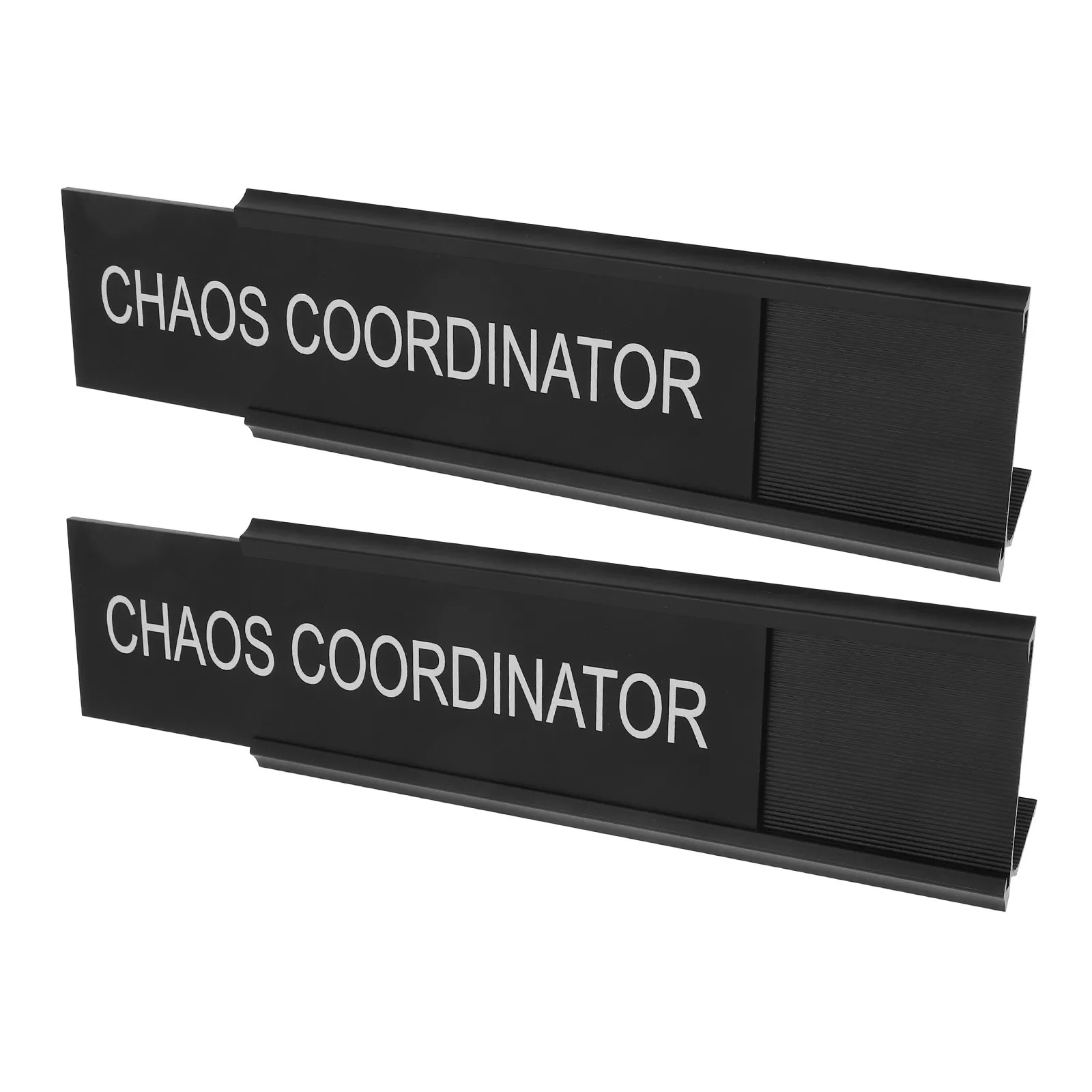 

2Pcs Job Position Name Plates Aluminum Alloy L-Shaped Desk Sign Holder Stable Metal Business Card Display Table Tent Signs