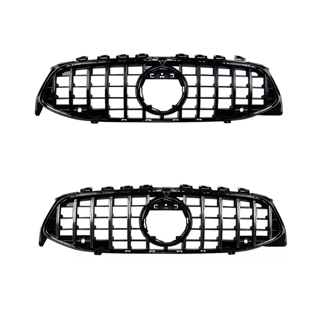 Front Mask Grid Bumper Grille Grill Tuning Accessories For Mercedes Benz CLA C118 W118 2019-2022 180 200 220 250 260 GT Style - view 5