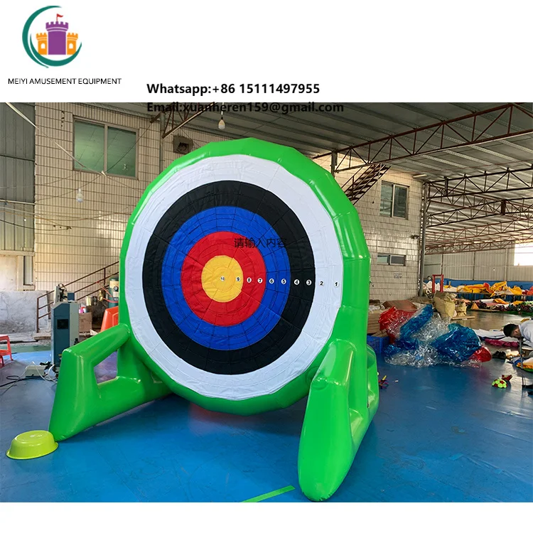 Best Selling Custom Inflatable Archery Dart for Shooting Game Airtight Double Sided Dartboard for Football/Golf/Darts/Archery