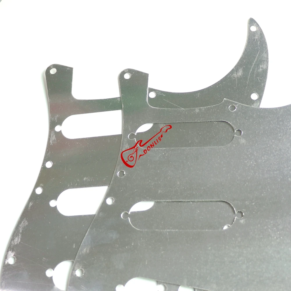 Donlis 0.3mm رقيقة التأريض SSS الألومنيوم ST الغيتار Pickguard المستخدمة لحارس التدريع