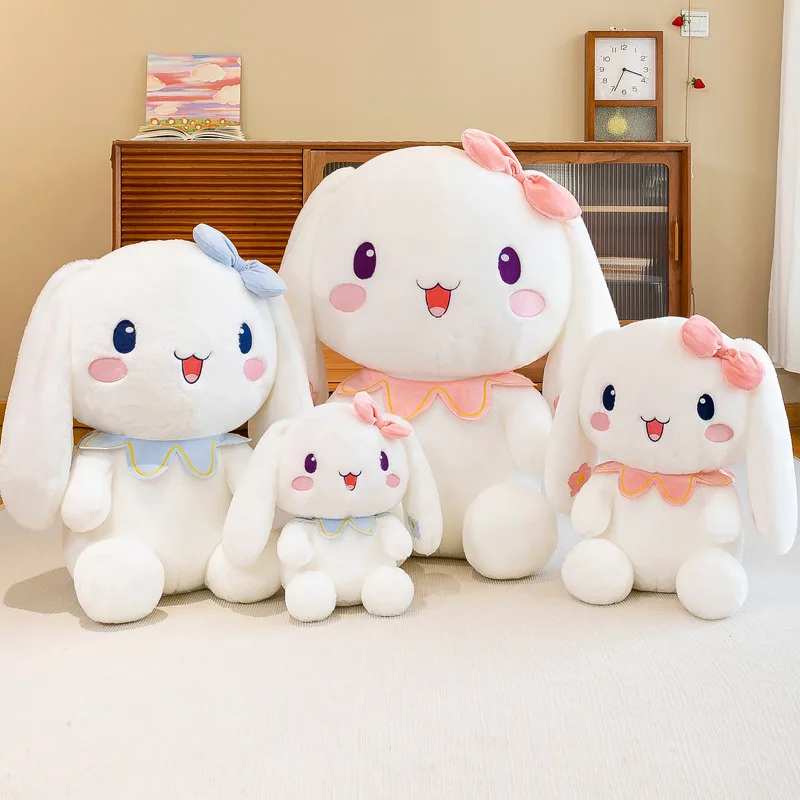 Multi Size Sanrio Cinnamoroll Pluche Pop Nieuwe Schattige Pruimenbloesem Konijn Pluche Knuffel Kussen Kinderen Pop Verjaardagscadeau