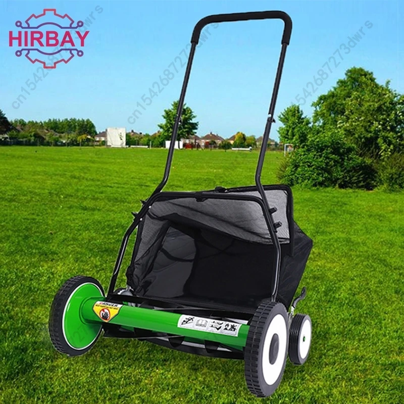 16-inch Multi-purpose Lawn Mower For Garden Villas, Compact And Lightweight Hand-push Lawn Mower For Small Lawns And Gardens