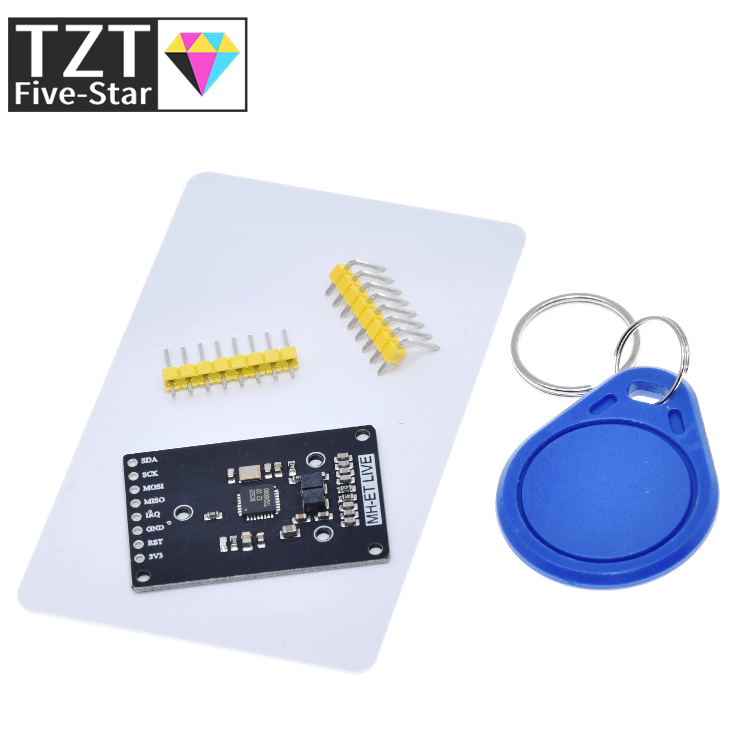 TZT RFID module RC522 mini Kits S50 13.56 Mhz 6cm With Tags SPI Write & Read for arduino uno 2560