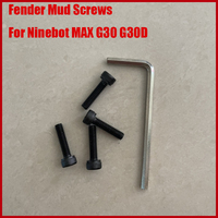 4pcs Rear Fender Mud Mudguard Metal Screws For Ninebot MAX G30 G30D Electric Scooter Accessories Replacement Part