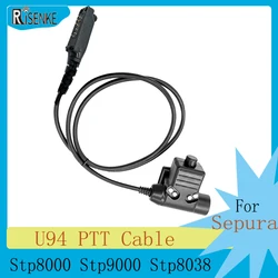 RISENKE Sepura Đài Phát Thanh Stp 9000 Stp9000 Stp8000 U94 Ptt Adapter