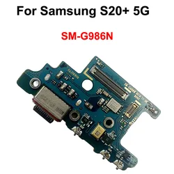 orig USB Charge Port Jack Dock Connector Charging Board Flex Cable For Samsung Galaxy S20+ 5G / SM-G986N