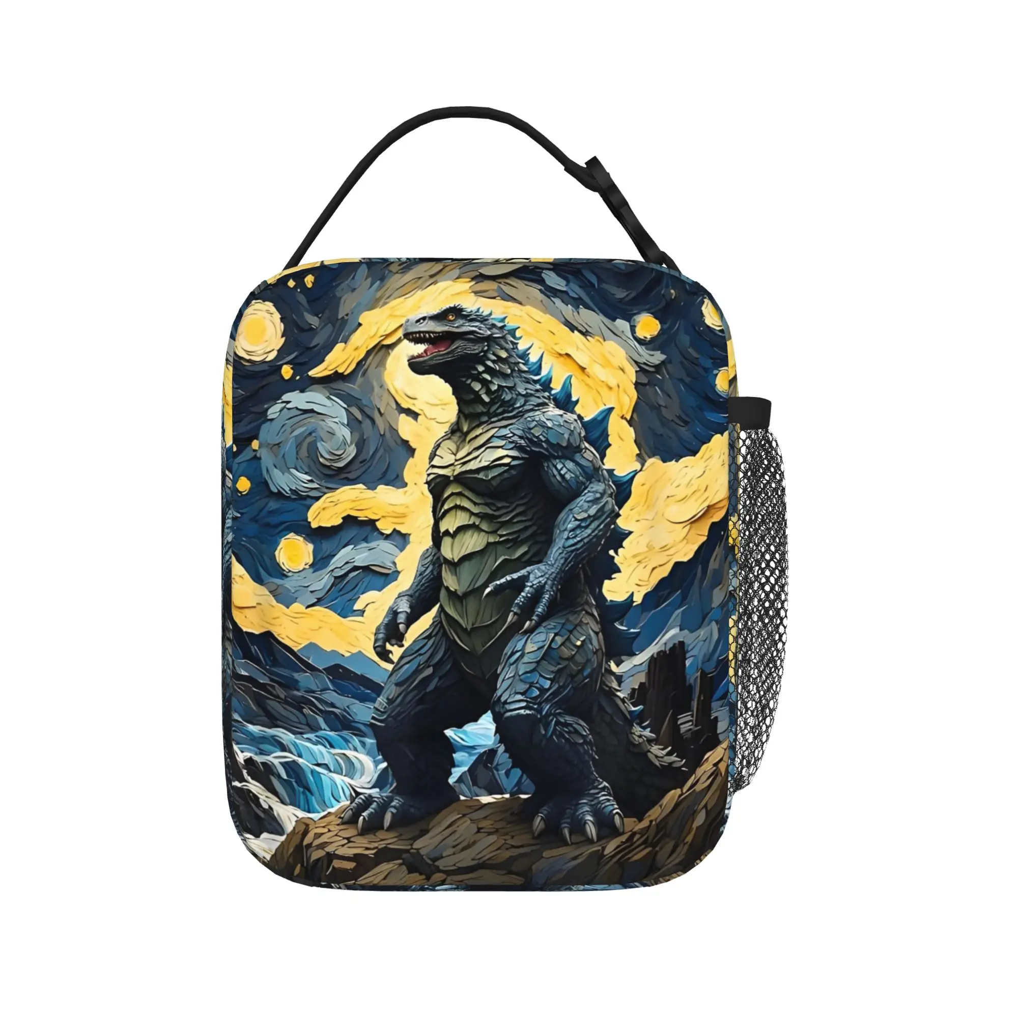 Kaiju Monster G-Godzillas Thermal Insulated Lunch Bag for School Anime Portable Food Container Bags Cooler Thermal Lunch Box