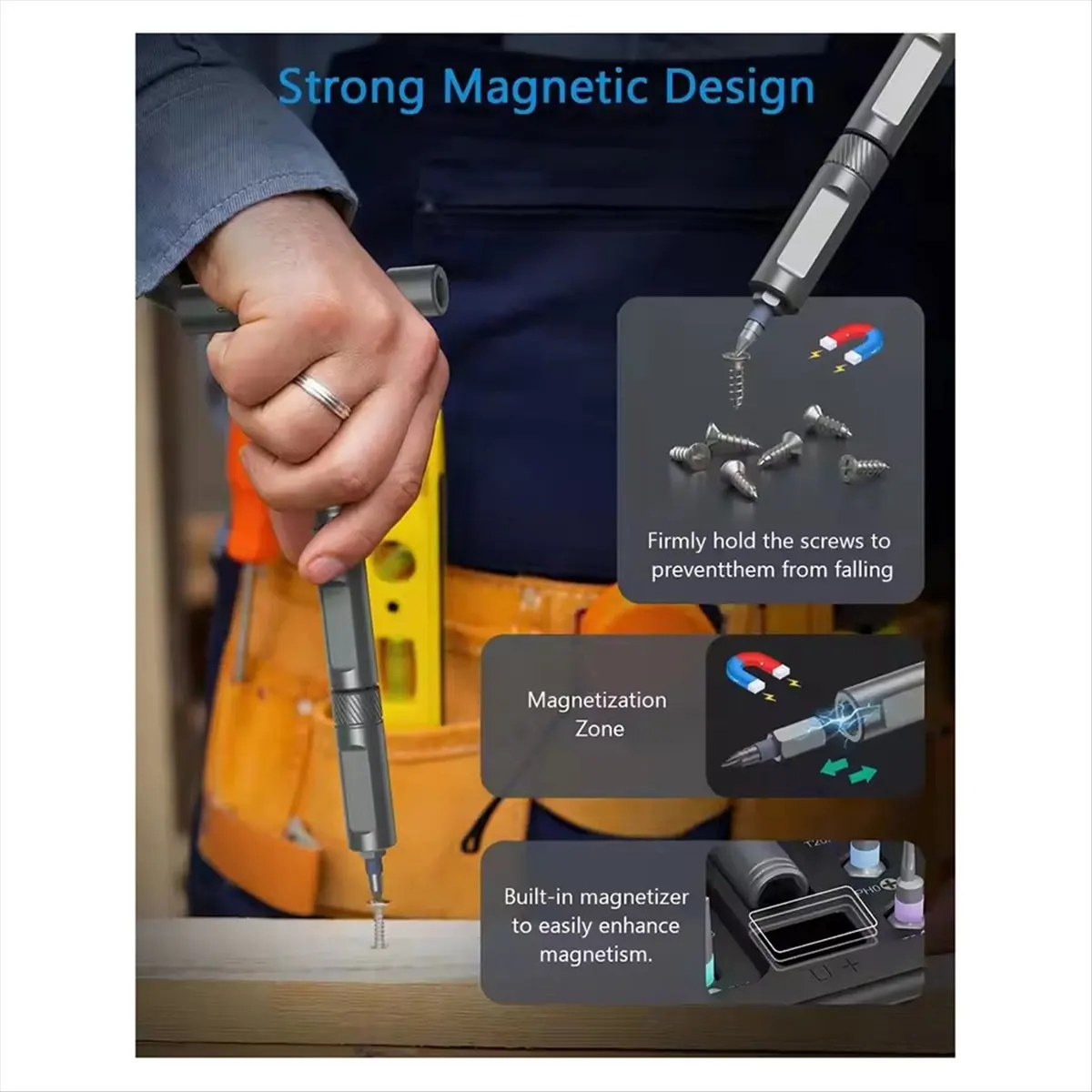 Reliable- 42 in 1 Ratchet Screwdriver Set with 40 Magnetic Drill Bits Rotatable Ratchet Handle Multifunctional Screwdriver Set