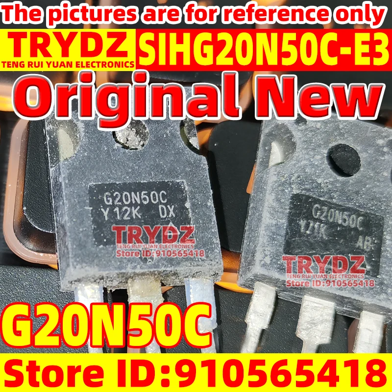 

5-1pcs Original New SIHG20N50C-E3 G20N50C SIHG20N50C TO-247 Used mosfet
