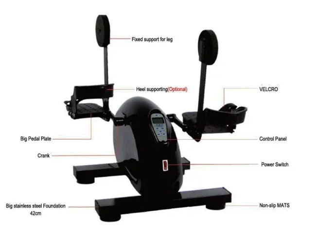 Aktive und passive Gliedmaßen medizinische Versorgung Gesundheitswesen Behinderte Rehabilitation Maschine Mini Pedal Heimtrainer für ältere Menschen