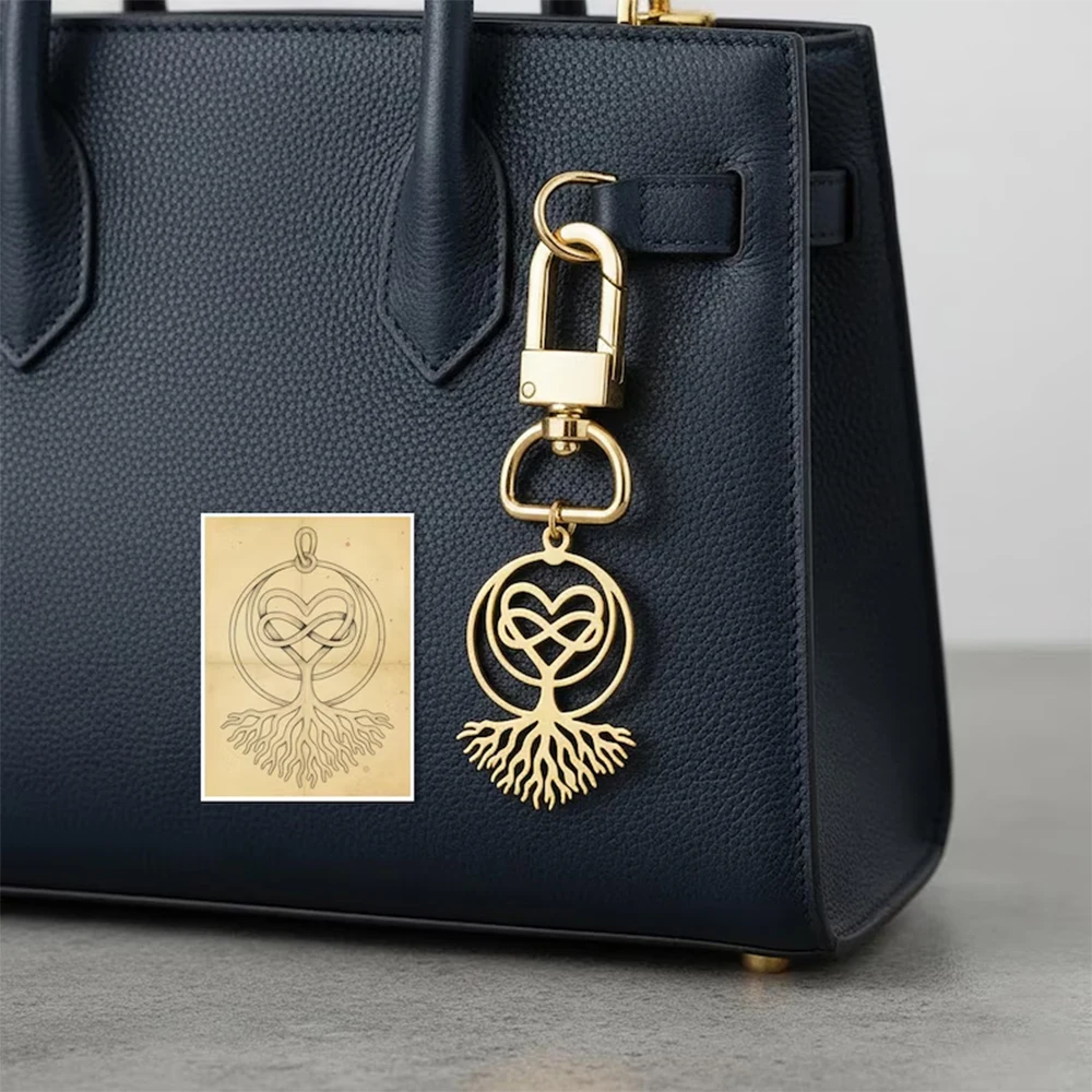 Personalized Metal Bag Pendant With Various Patterns, Company Logo, Backpack Pendant, Pendant With Commemorative Patterns