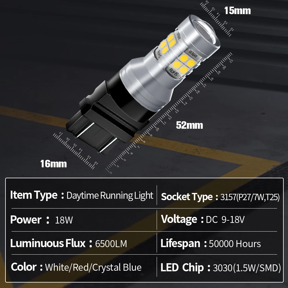 2x LED 주간 러닝 라이트 DRL 액세서리 램프 Jeep Grand Cherokee mk4 4 WK 2010 2011 2012 2013