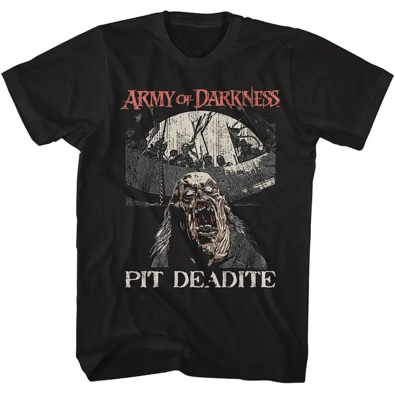 Army of Darkness Pit Deadite Black Adult T-Shirt