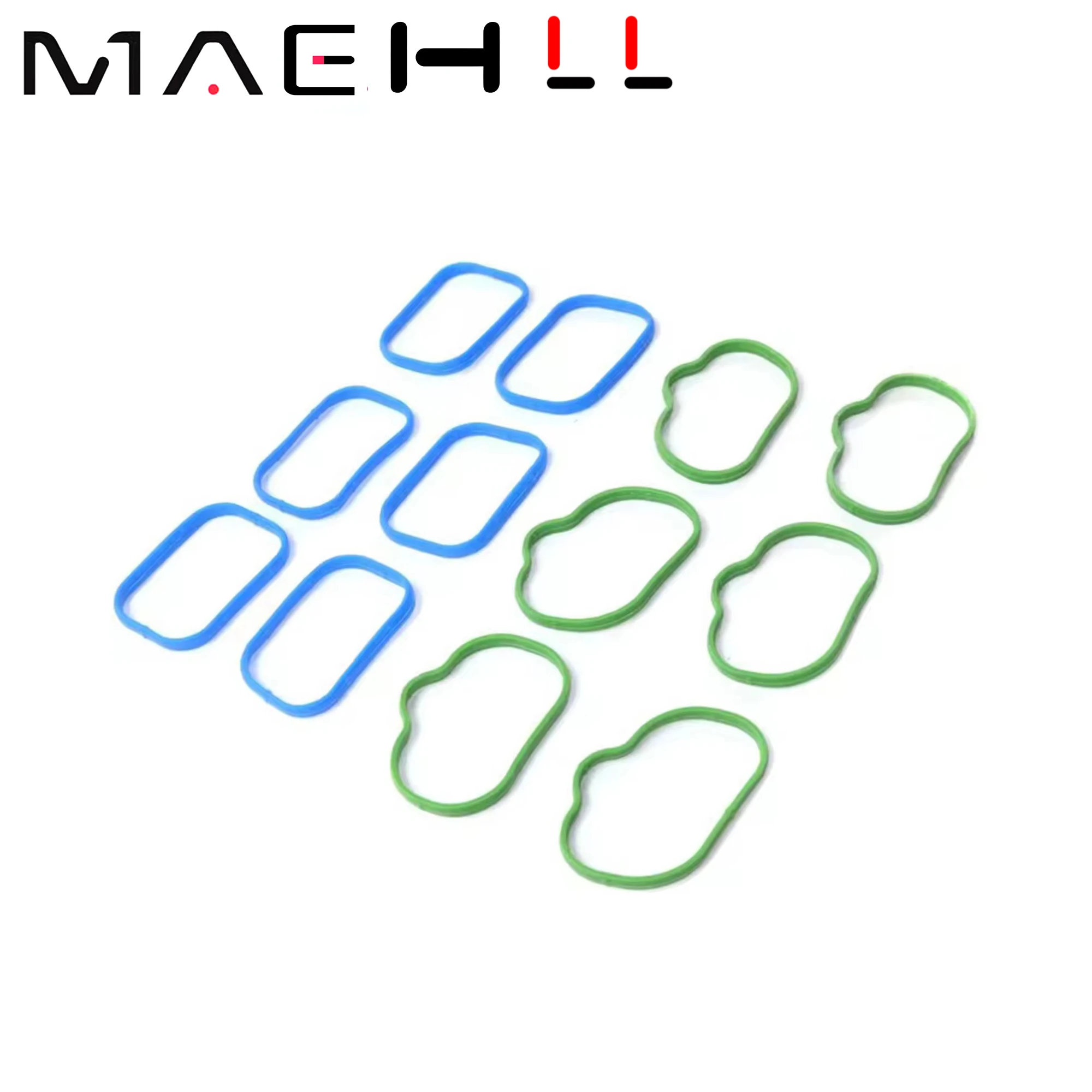

12PCS 5184562AC,5184331AC Intake Manifold Gasket Set 3.6L V6 Pentastar for Jeep Wrangler Dodge Challenger Chrysler 300 2011-2021