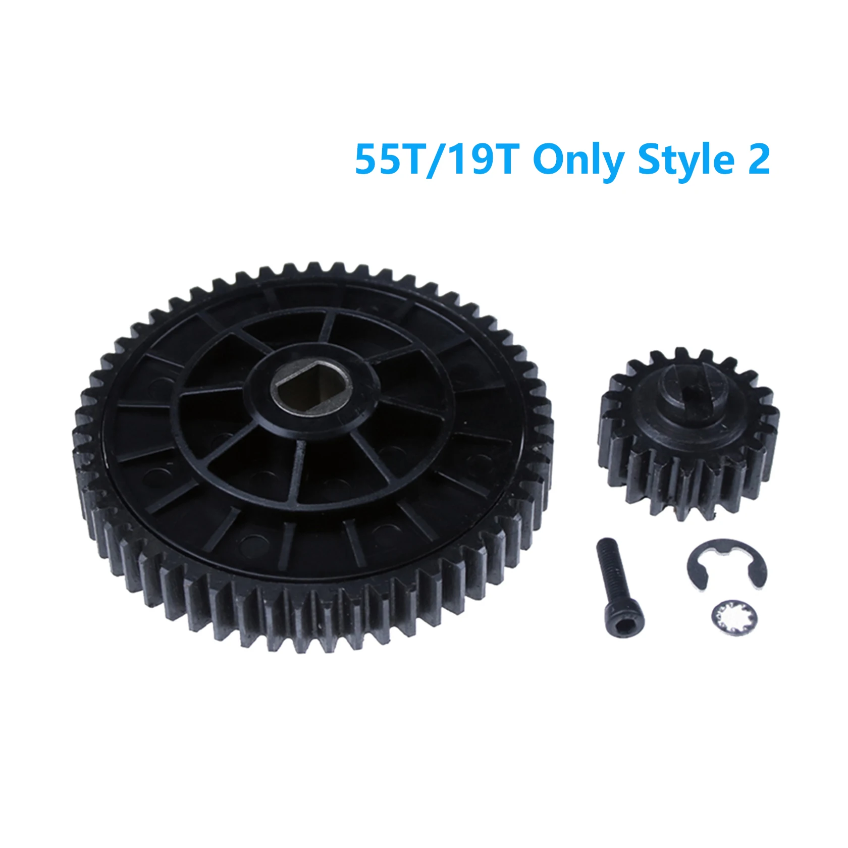 Metalowy dzwonek sprzęgła i zestaw zębatek 58T/16T lub 55T/19T lub 57T/17T pasujący do samochodów RC 1/5 HPI ROFUN BAHA ROVAN KM BAJA 5B 5T 5SC, części do zabawek.