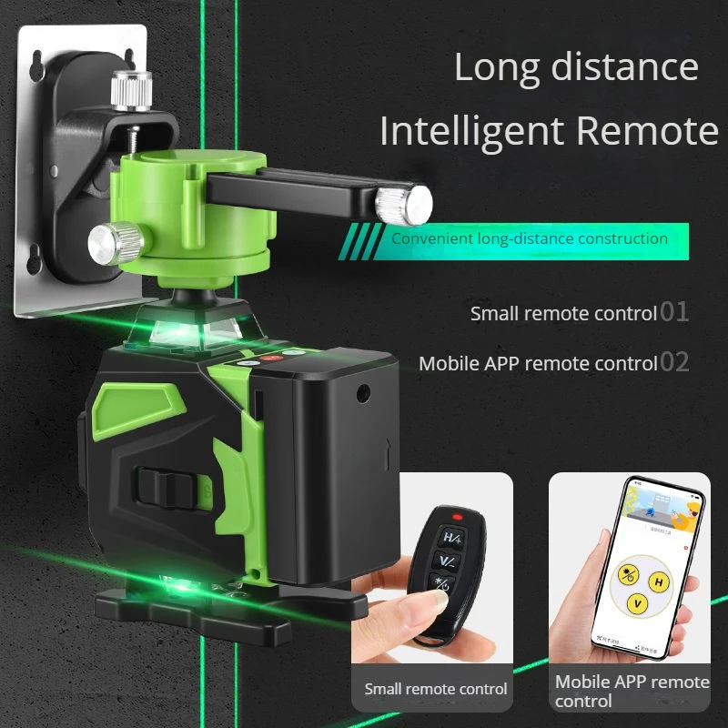 tripod/mini16 Lines 4D Green Light High-precision Wall Laser Level nivel a laser profissional paowafol  Beam Laser Level