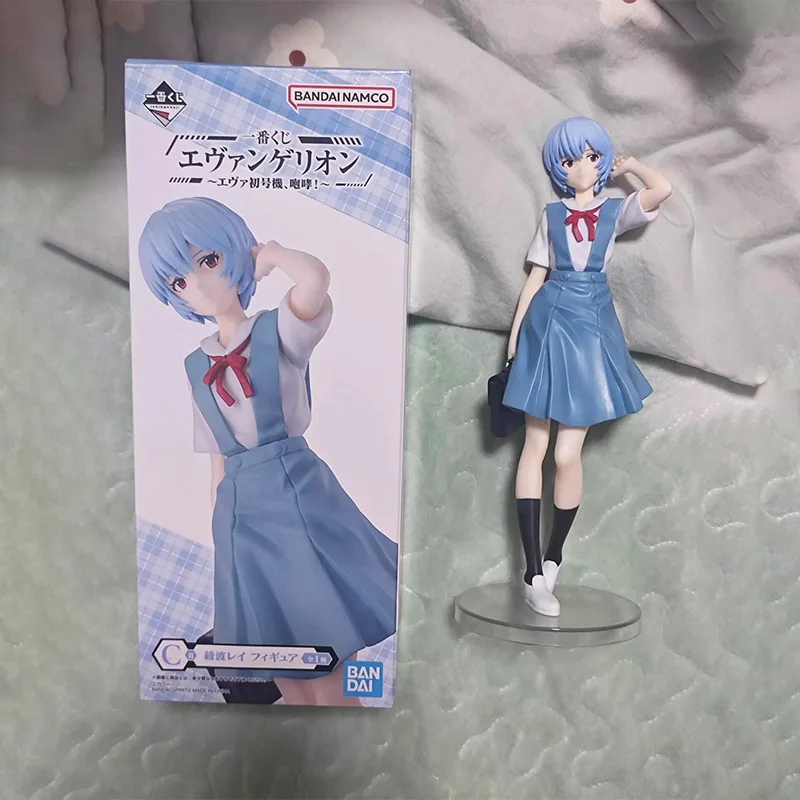Bandai Ichiban Kuji Eva-01 Roar! ~Prize C Rei Ayanami Figure Anime Collectible Limited Official Nice Toy Decor Anime Collectible