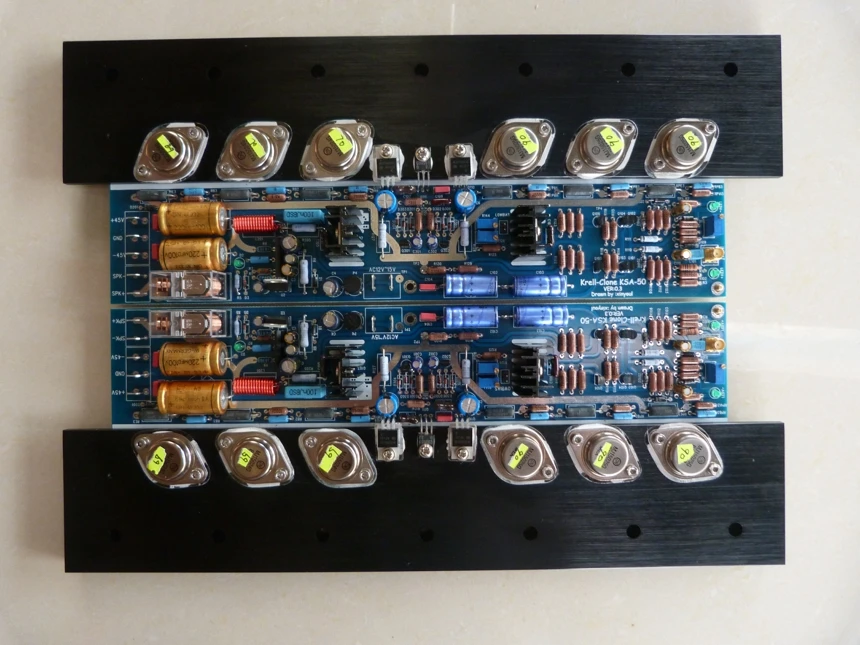 Krell Ksa50 Class A Power Amplifier Board Gold Seal Version Plastic Version Class A Class A And B Switching