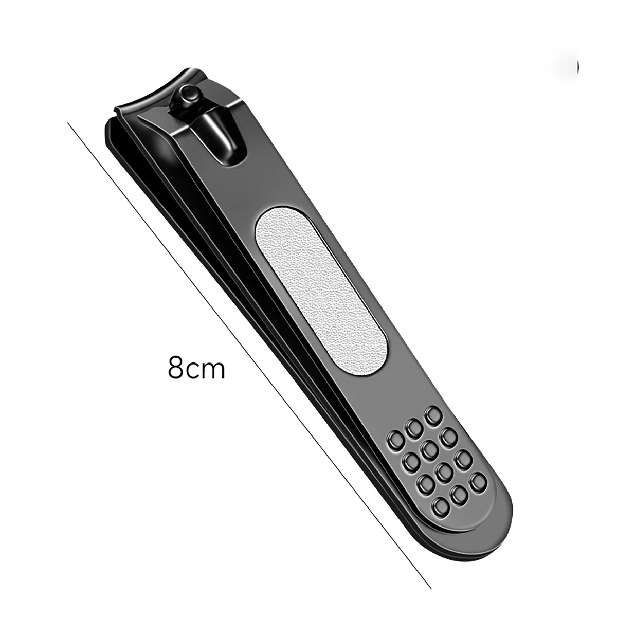 3pcs Stainless Steel Black Nail Clippers Multi-style Nail Cutters For Manicure Professional Reusable Fingernail Trimming Tools