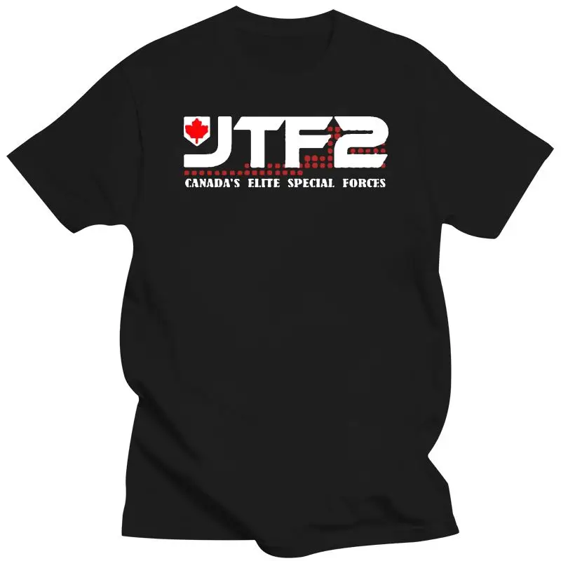 Mens Clothing Mens JTF2 Canadian Special Ops Force Army Military Black Tee Shirt  T-Shirt S Bottoming Keihin Weber Dellorto Holl