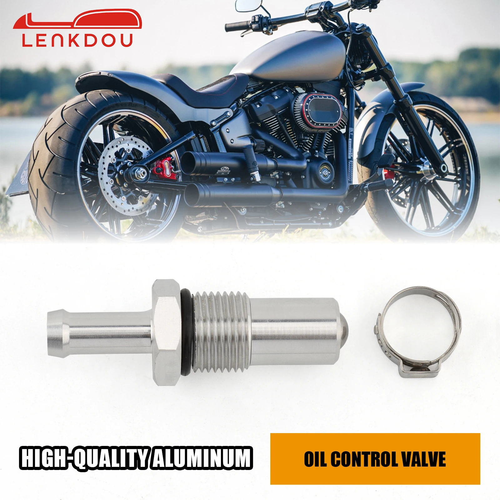 

Motorcycle Aluminum Oil Cooled Control Valve For Harley M8 Touring Road King Electra Glide Softail Fat Boy Street Bob 2017-2024